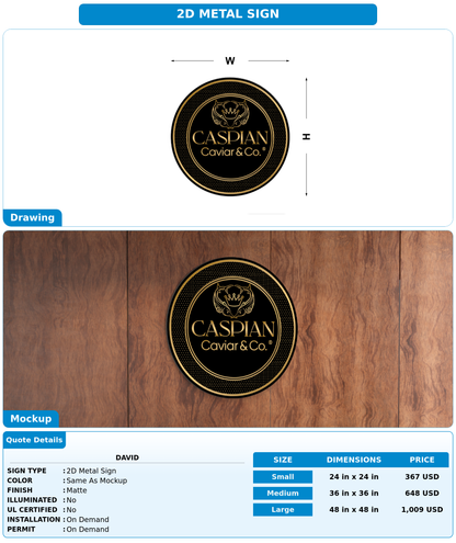CUSTOM MOCKUP SIGN FOR David