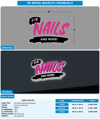 CUSTOM MOCKUP SIGN FOR James nguyen