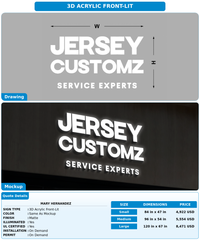CUSTOM MOCKUP SIGN FOR Mary hernandez