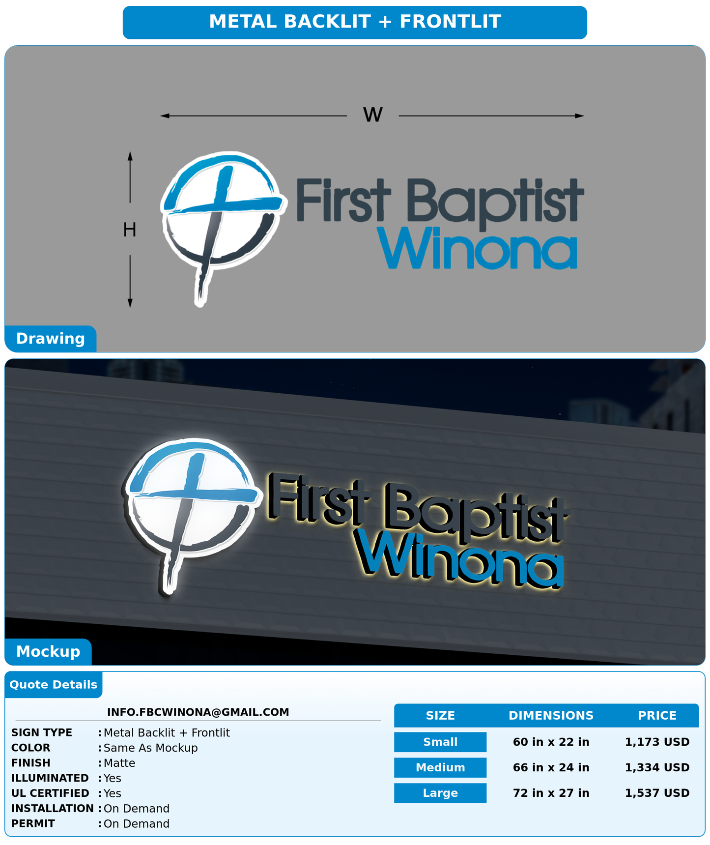 CUSTOM MOCKUP SIGN FOR info.fbcwinona@gmail.com