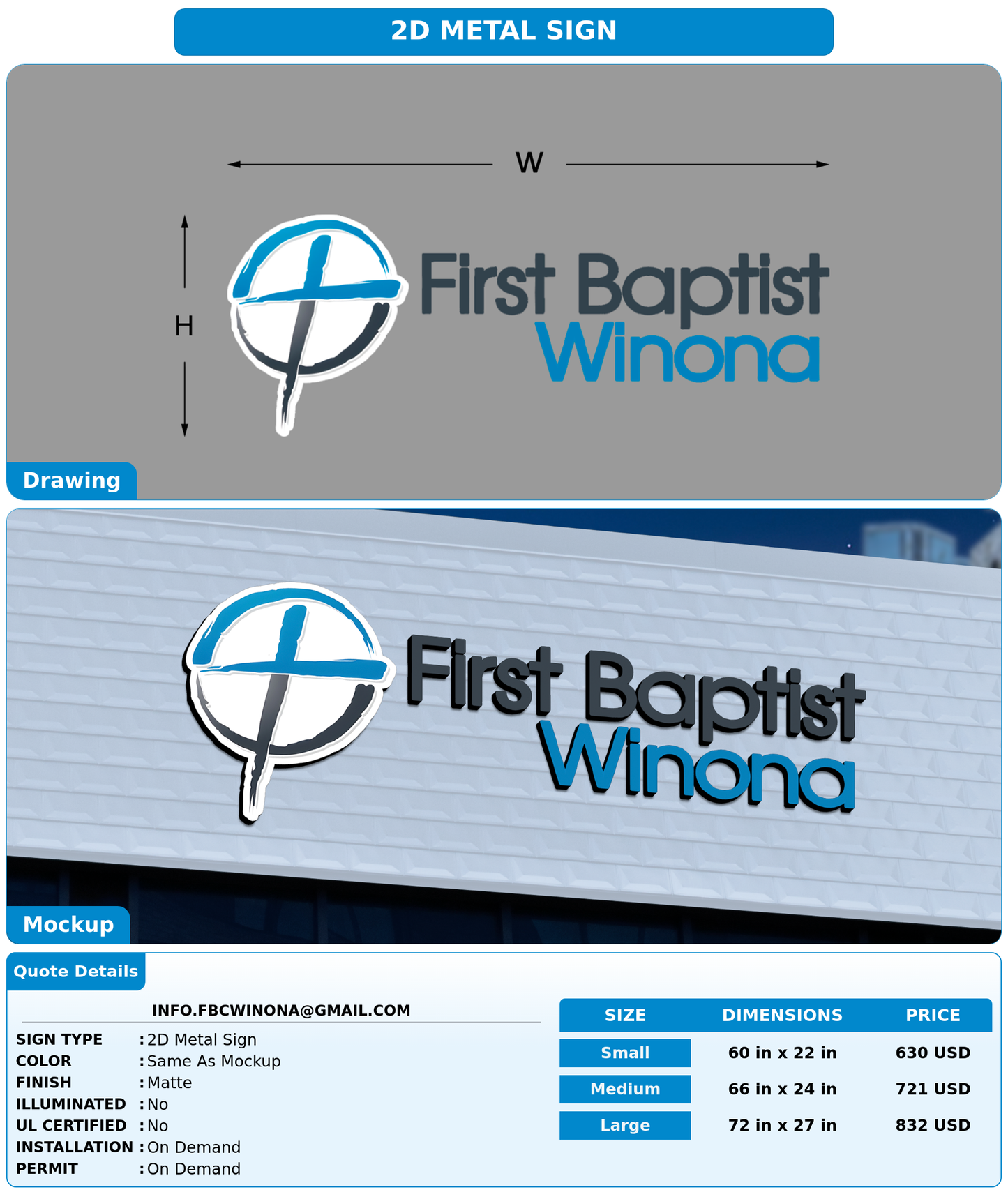 CUSTOM MOCKUP SIGN FOR info.fbcwinona@gmail.com