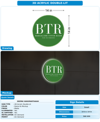 CUSTOM MOCKUP SIGN FOR Deepak Hanumanthaiah