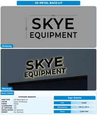 CUSTOM MOCKUP SIGN FOR Stephanie Branson