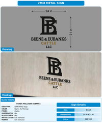CUSTOM MOCKUP SIGN FOR Ronda Mullenax-Eubanks