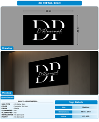 CUSTOM MOCKUP SIGN FOR Marcela mastandrea