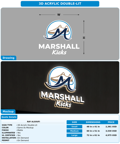 CUSTOM MOCKUP SIGN FOR ray alsoufi