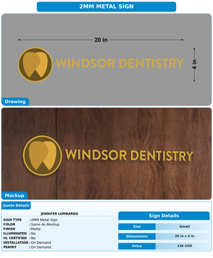 CUSTOM MOCKUP SIGN FOR Jennifer Lombardo