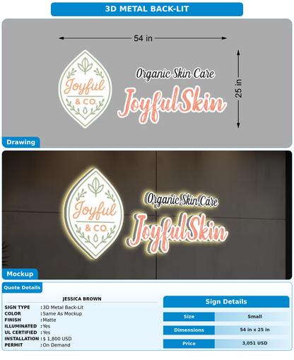 CUSTOM MOCKUP SIGN FOR Jessica Brown