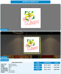 CUSTOM MOCKUP SIGN FOR Christopher Watts