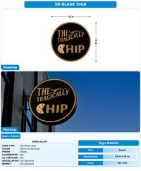 CUSTOM MOCKUP SIGN FOR Dena Allen