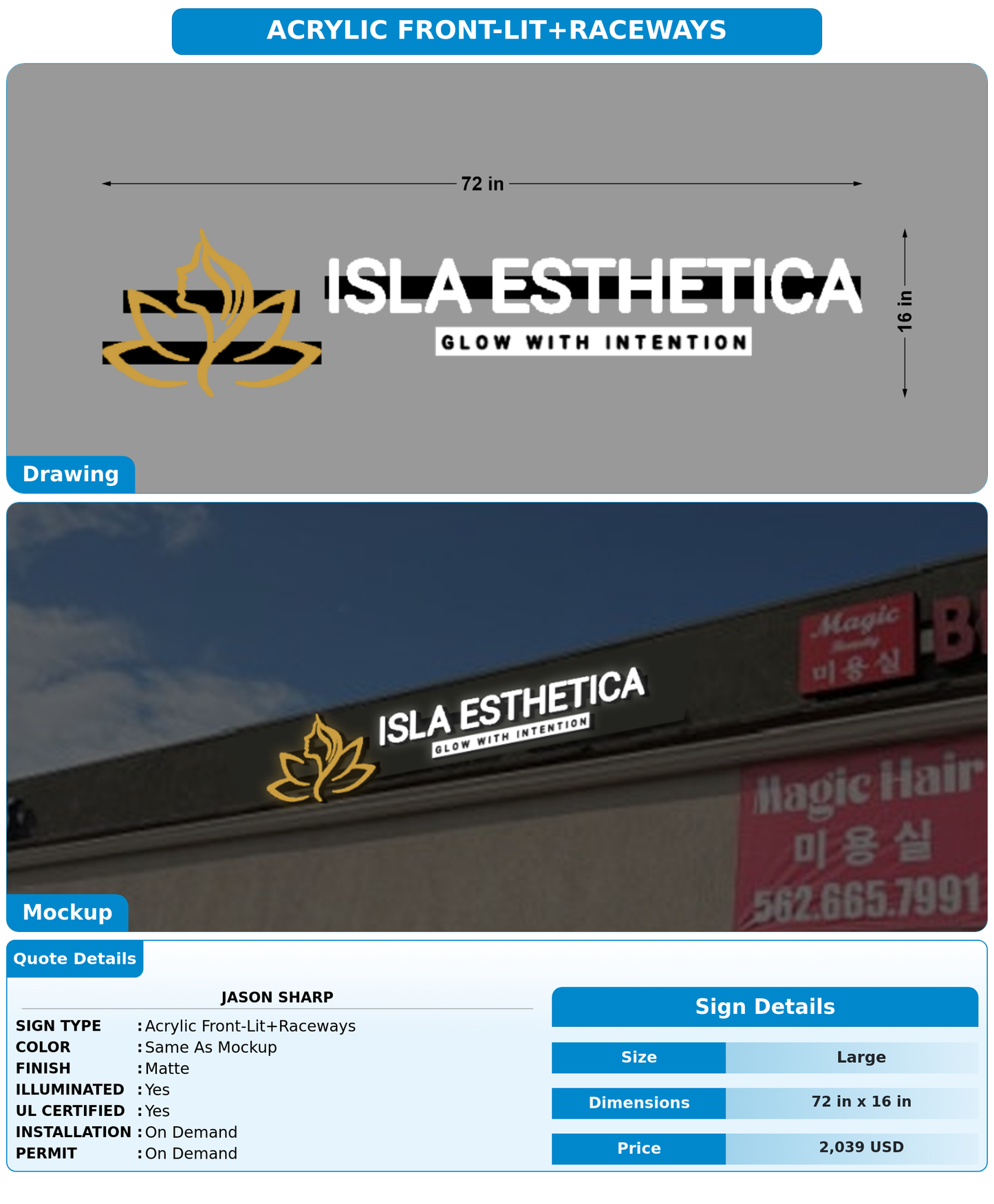 CUSTOM MOCKUP SIGN FOR Jason sharp