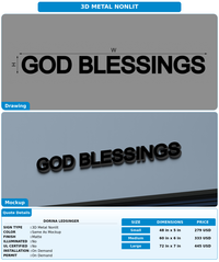 CUSTOM MOCKUP SIGN FOR Dorina Ledsinger