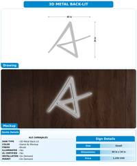 CUSTOM MOCKUP SIGN FOR Ale Carbajales