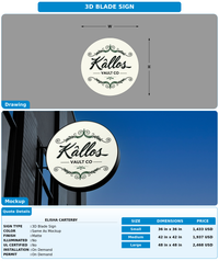 CUSTOM MOCKUP SIGN FOR Elisha Carterby