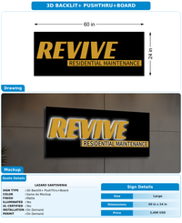 CUSTOM MOCKUP SIGN FOR lazaro santovenia
