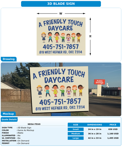 CUSTOM MOCKUP SIGN FOR Neisa Iteuo