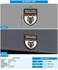CUSTOM MOCKUP SIGN FOR Saul mayorga
