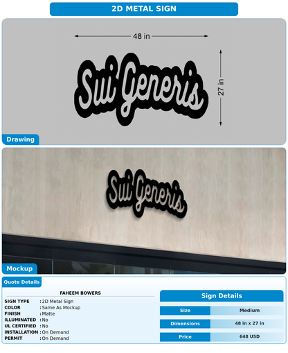 CUSTOM MOCKUP SIGN FOR Faheem Bowers
