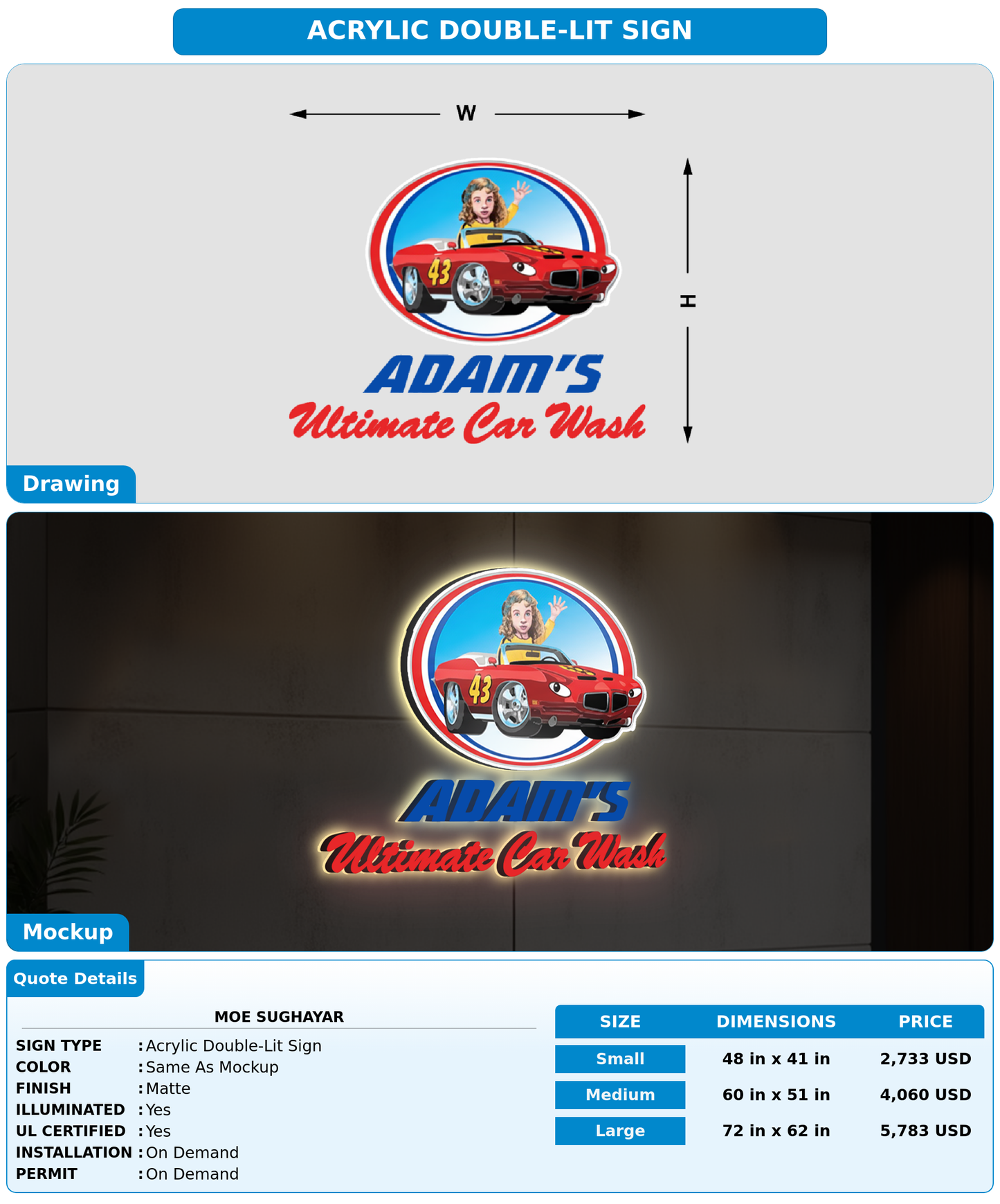 CUSTOM MOCKUP SIGN FOR Moe Sughayar