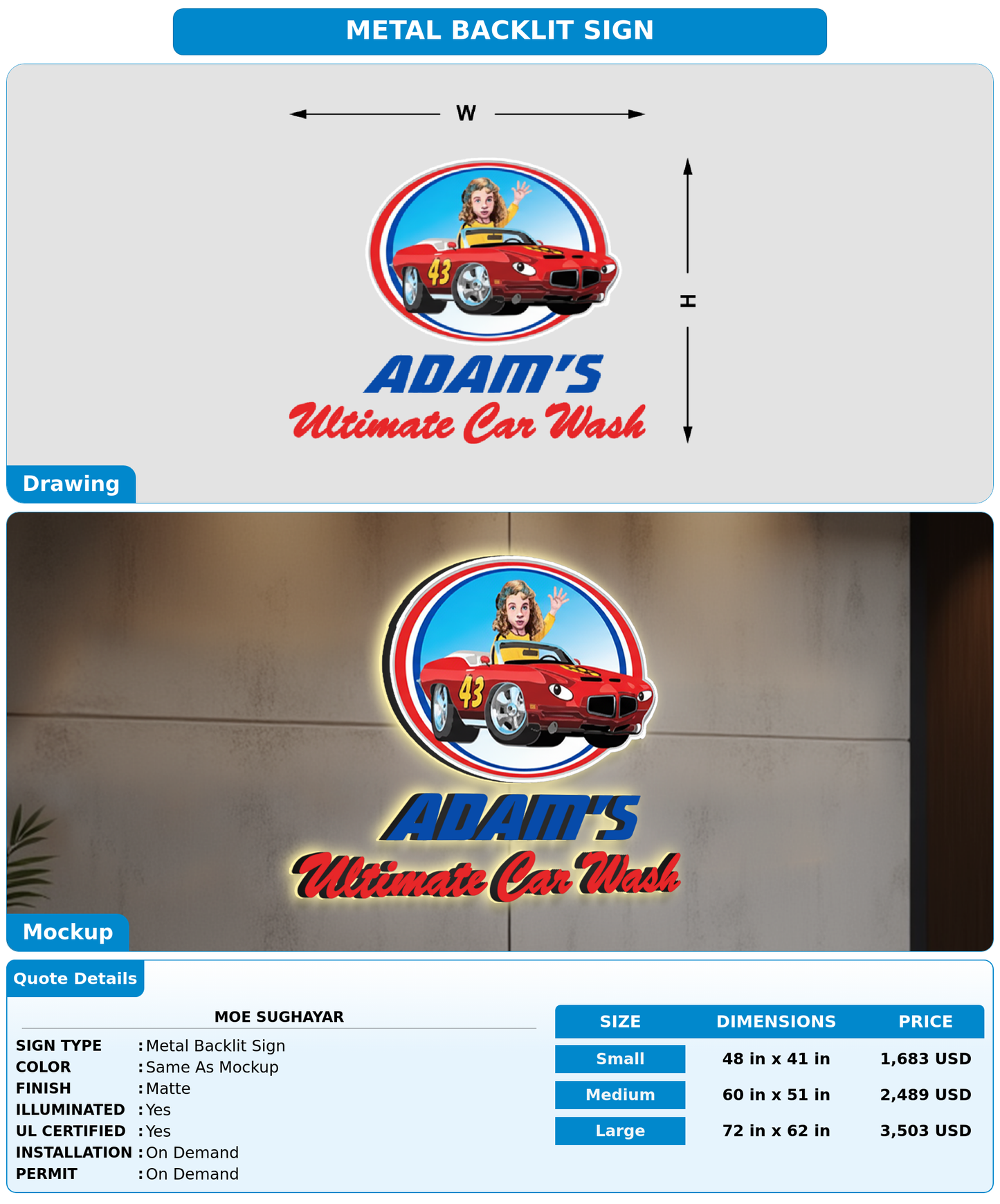 CUSTOM MOCKUP SIGN FOR Moe Sughayar