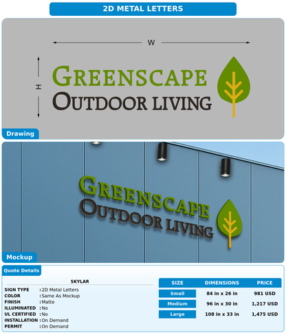 CUSTOM MOCKUP SIGN FOR Skylar