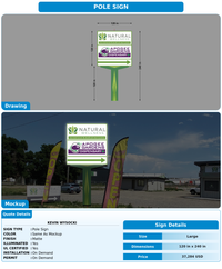 CUSTOM MOCKUP SIGN FOR Kevin Wysocki