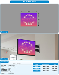 CUSTOM MOCKUP SIGN FOR Abigail Braley