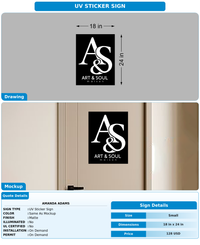 CUSTOM MOCKUP SIGN FOR Amanda Adams