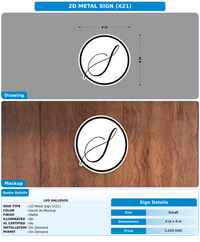 CUSTOM MOCKUP SIGN FOR Leo Gallegos