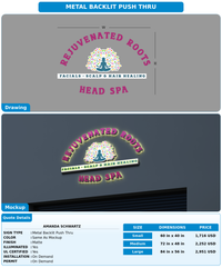 CUSTOM MOCKUP SIGN FOR Amanda Schwartz