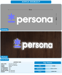 CUSTOM MOCKUP SIGN FOR Jasmine Yuen