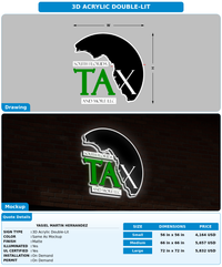CUSTOM MOCKUP SIGN FOR Yasiel Martin Hernandez