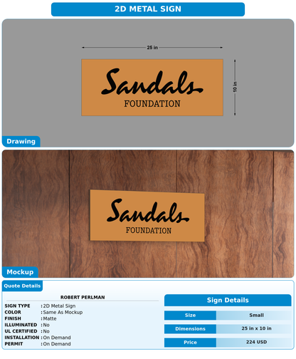CUSTOM MOCKUP SIGN FOR Robert Perlman