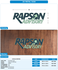 CUSTOM MOCKUP SIGN FOR Cecelia Rapson