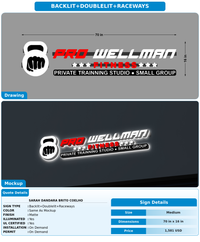 CUSTOM MOCKUP SIGN FOR Sarah Dandara Brito Coelho