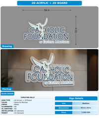 CUSTOM MOCKUP SIGN FOR Christine Kelly