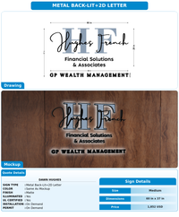 CUSTOM MOCKUP SIGN FOR Dawn Hughes