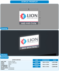 CUSTOM MOCKUP SIGN FOR Joseph watkins
