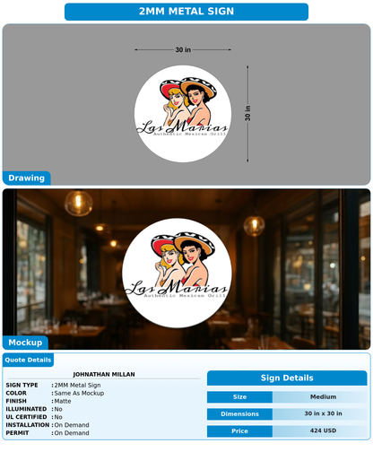 CUSTOM MOCKUP SIGN FOR Johnathan Millan