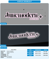 CUSTOM MOCKUP SIGN FOR alice adele