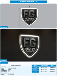 CUSTOM MOCKUP SIGN FOR Frank Mediavilla