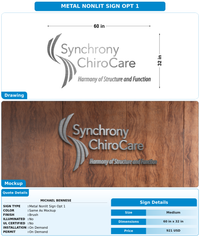 CUSTOM MOCKUP SIGN FOR Michael Bennese
