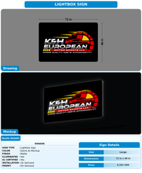 CUSTOM MOCKUP SIGN FOR Khasha
