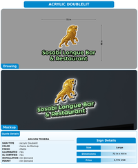 CUSTOM MOCKUP SIGN FOR Adilson Teixeira
