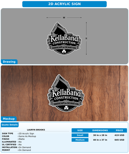 CUSTOM MOCKUP SIGN FOR lauryn brooks
