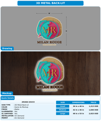 CUSTOM MOCKUP SIGN FOR Ariana Gouch