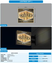 CUSTOM MOCKUP SIGN FOR Bryce Hacker