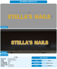 CUSTOM MOCKUP SIGN FOR Ai Tran