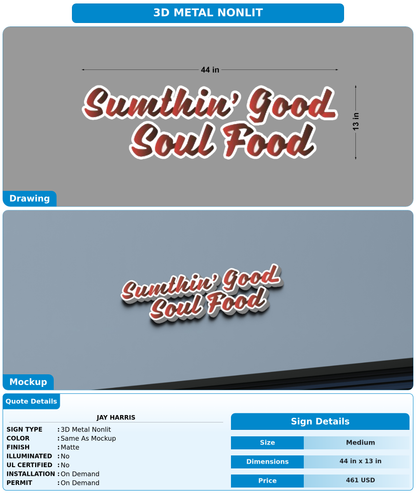 CUSTOM MOCKUP SIGN FOR Jay Harris