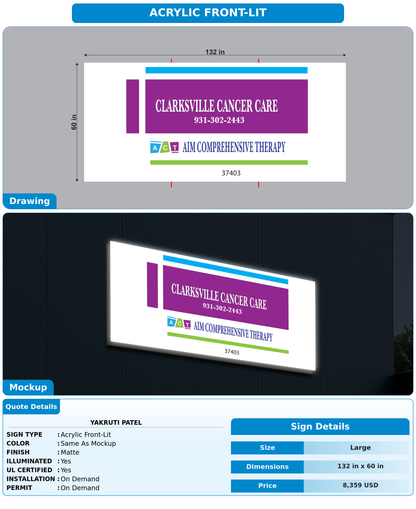 CUSTOM MOCKUP SIGN FOR Yakruti Patel